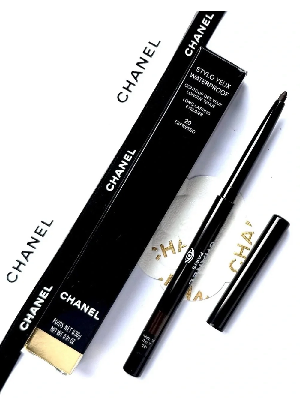 CHANEL Stylo Yeux Waterproof Long-Lasting Eyeliner - Espresso (Brown) NIB